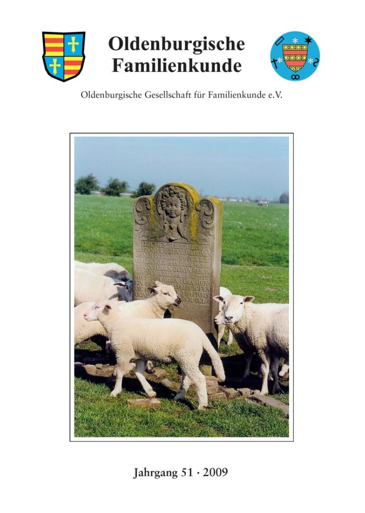 Cover Oldenburgische Familienkunde, Jahrgang 51 2009